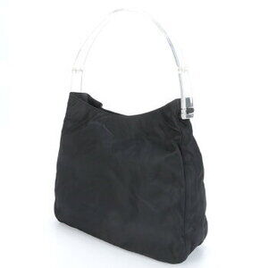 Prada Bag clear handle Shoulder black
